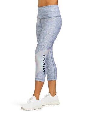 Peloton x WITH Opal Rainbow High Rise Graphic Logo Cropped Tight Leggings